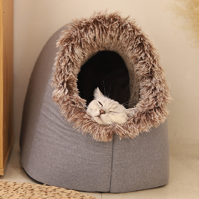 💥50% OFF🐾Winter Warm Pet Cave Bed