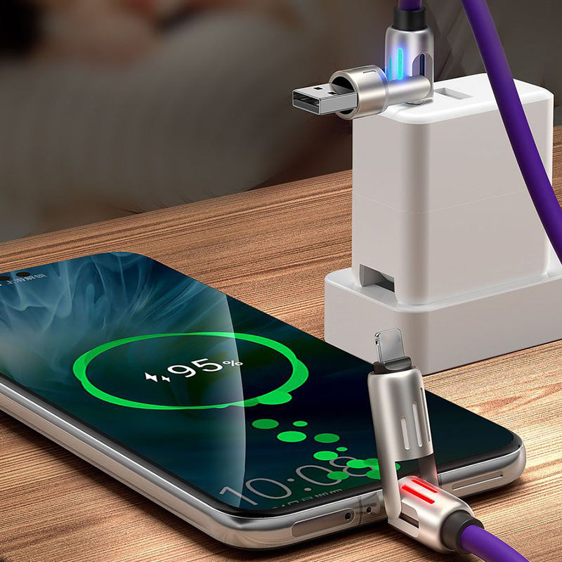 🔥4-in-1 USB Charging Cable mFish fast charging MAX 240W