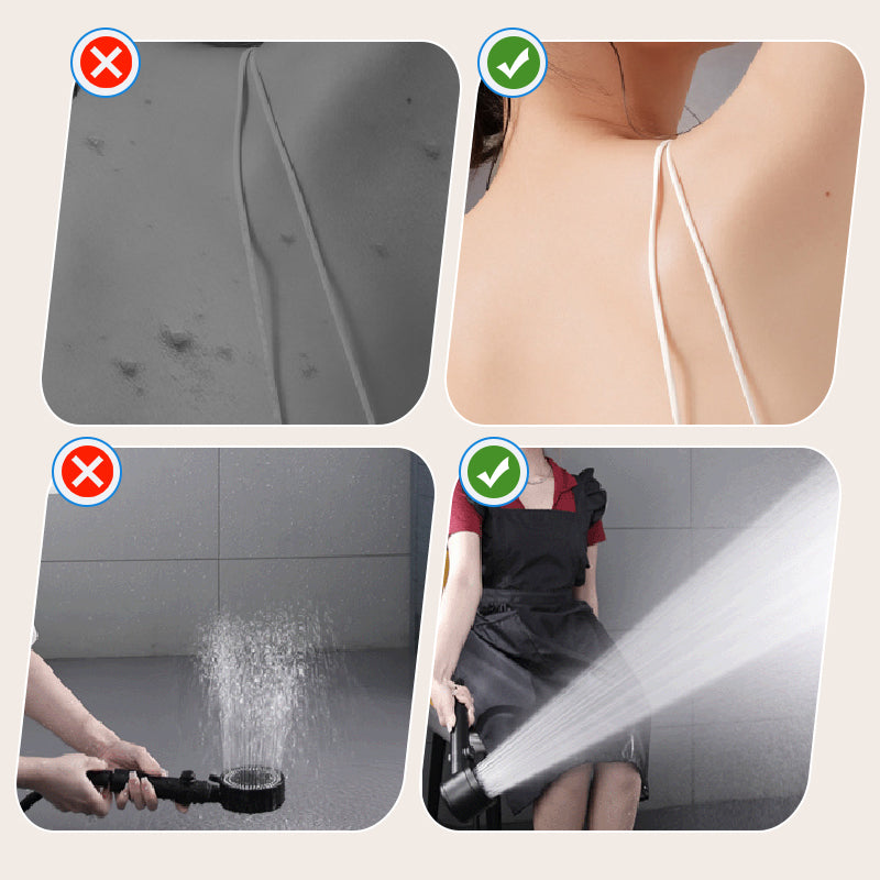 4-Mode High-Pressure Shower Head with Filter