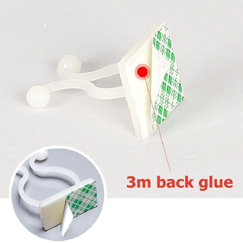 Plant Climbing Wall Clip Self-Adhesive Hook