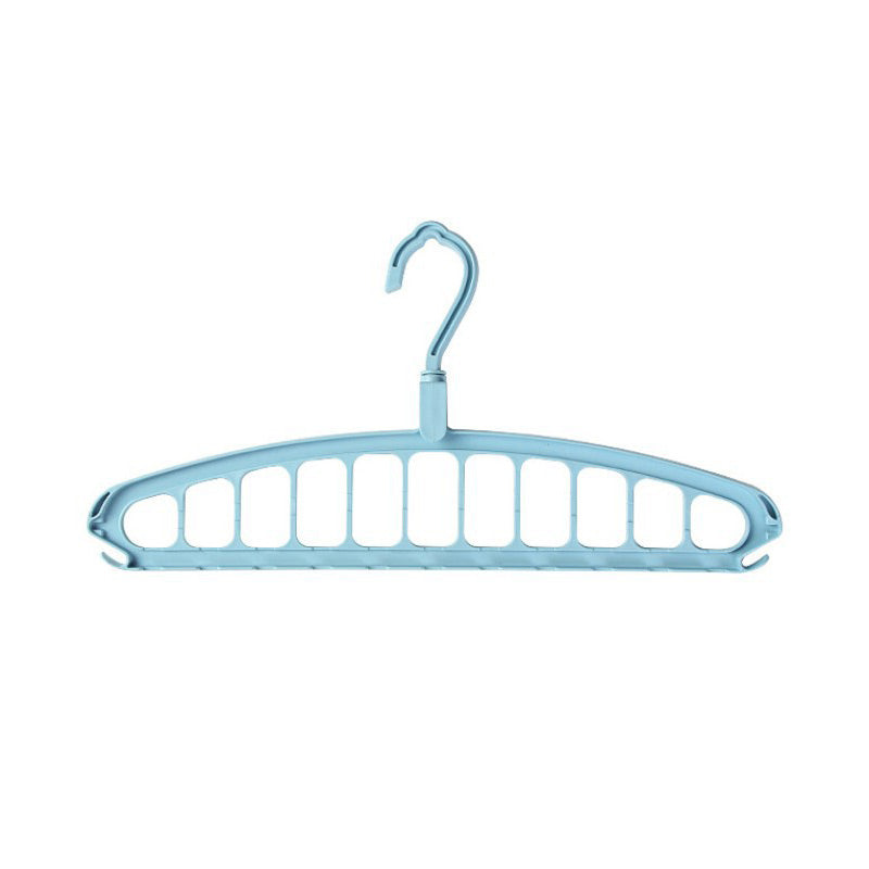 Multifunctional Foldable Clothes Hanger with 11-Hole