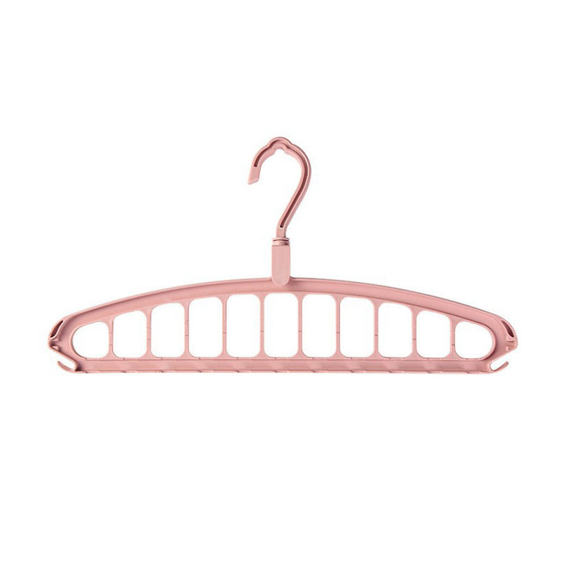 Multifunctional Foldable Clothes Hanger with 11-Hole