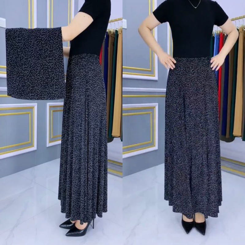 šSpring Hot SalešElastic Waist Pleated Maxi Skirt