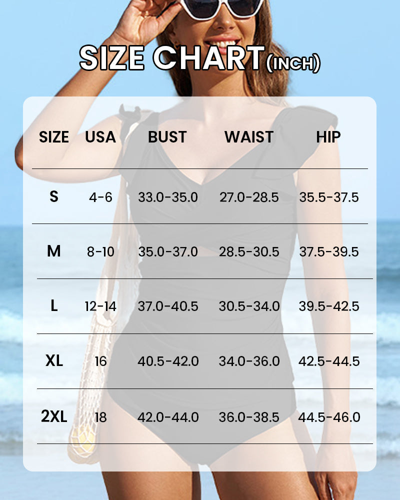 🌷Vacation offer 49% discount 👙Swimsuit with deep V and gathered back