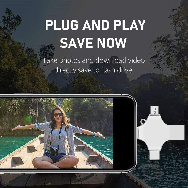 💜 LAST DAY PROMOTION - 50%OFF💜4-in-1 Multi-Interface Photo Backup Stick Set