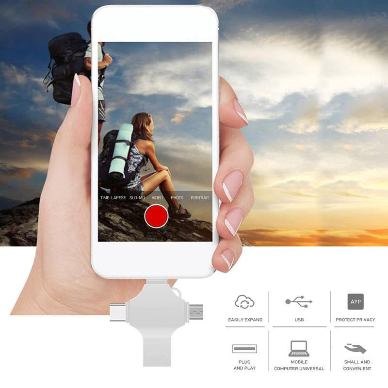 💜 LAST DAY PROMOTION - 50%OFF💜4-in-1 Multi-Interface Photo Backup Stick Set