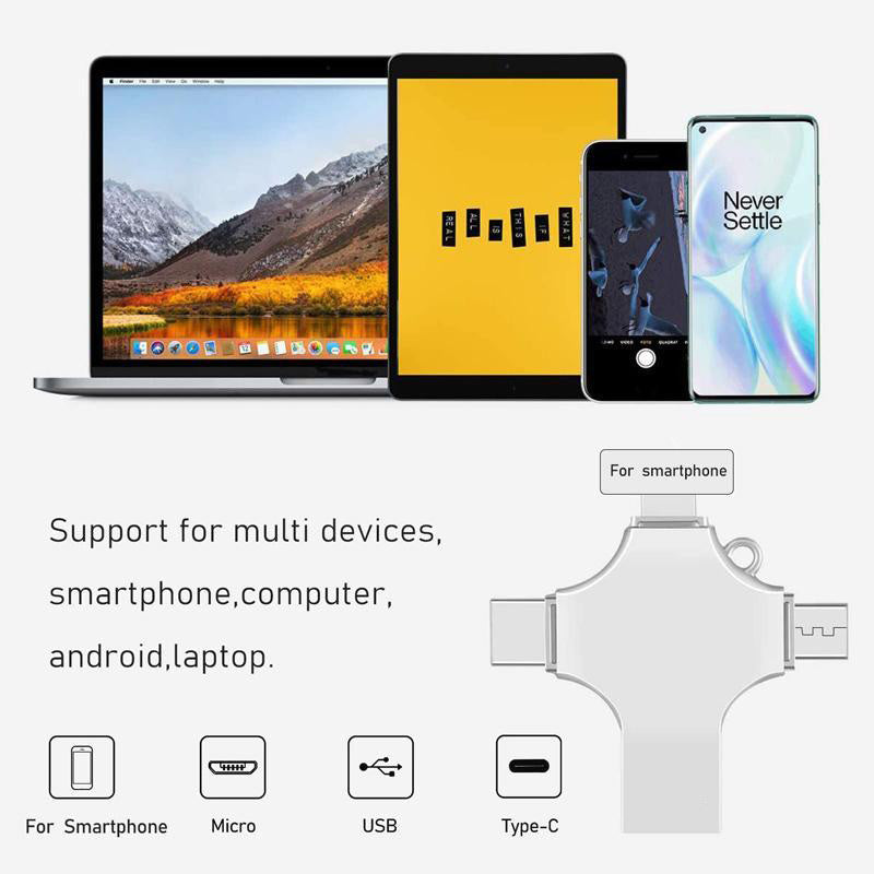 💜 LAST DAY PROMOTION - 50%OFF💜4-in-1 Multi-Interface Photo Backup Stick Set