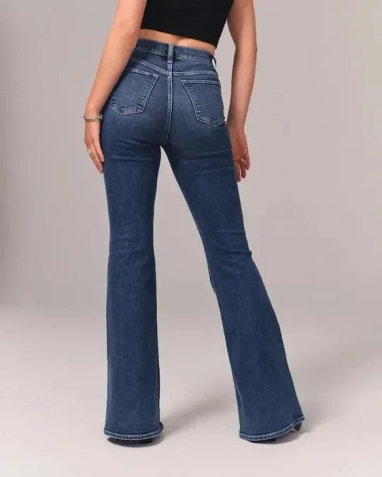 ⏰LAST DAY SPECIAL PRICE:£17.99!!🔥Ultra High Rise Stretch Flare Jean