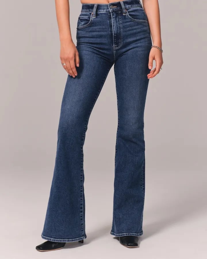 ⏰LAST DAY SPECIAL PRICE:£17.99!!🔥Ultra High Rise Stretch Flare Jean