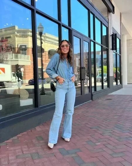 ⏰LAST DAY SPECIAL PRICE:£17.99!!🔥Ultra High Rise Stretch Flare Jean
