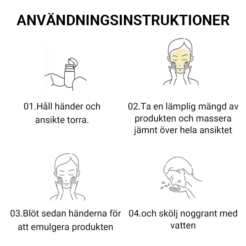 Engångs rengöringsolja för ansiktet för resor – 20 kapslar/förpackning
