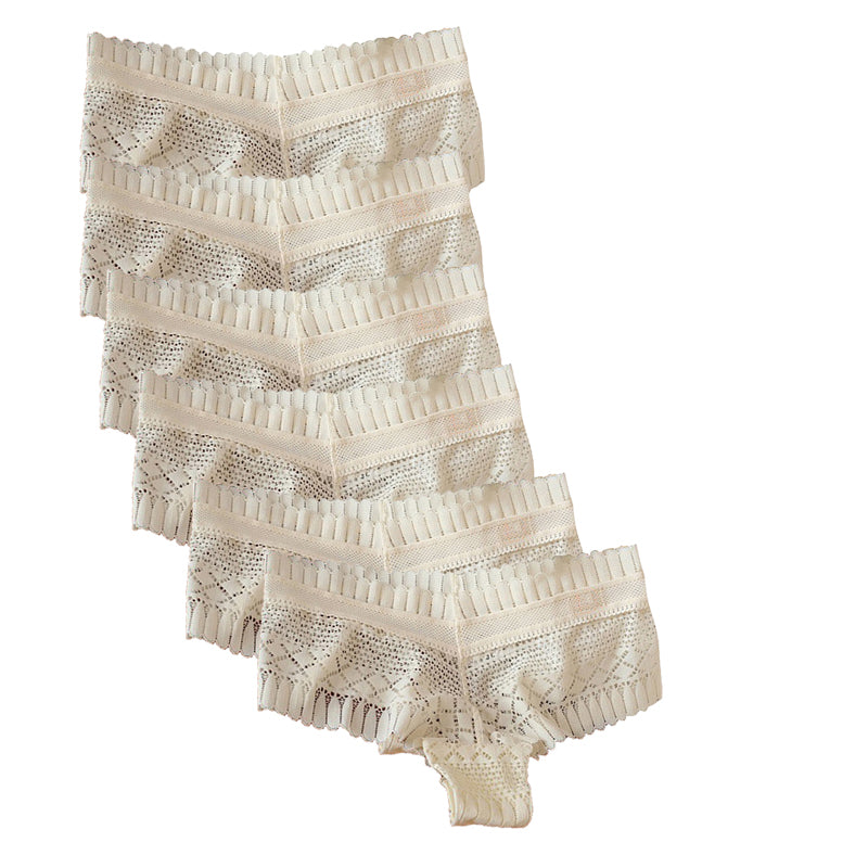 Lace Seamless Hip-Lifting Breathable Thong