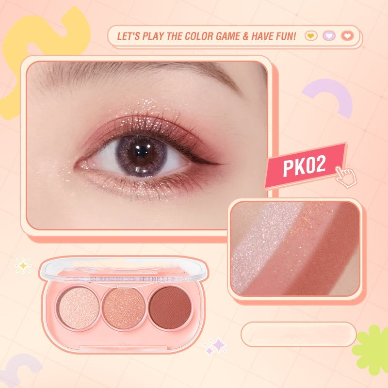 3 Color Eyeshadow Palette