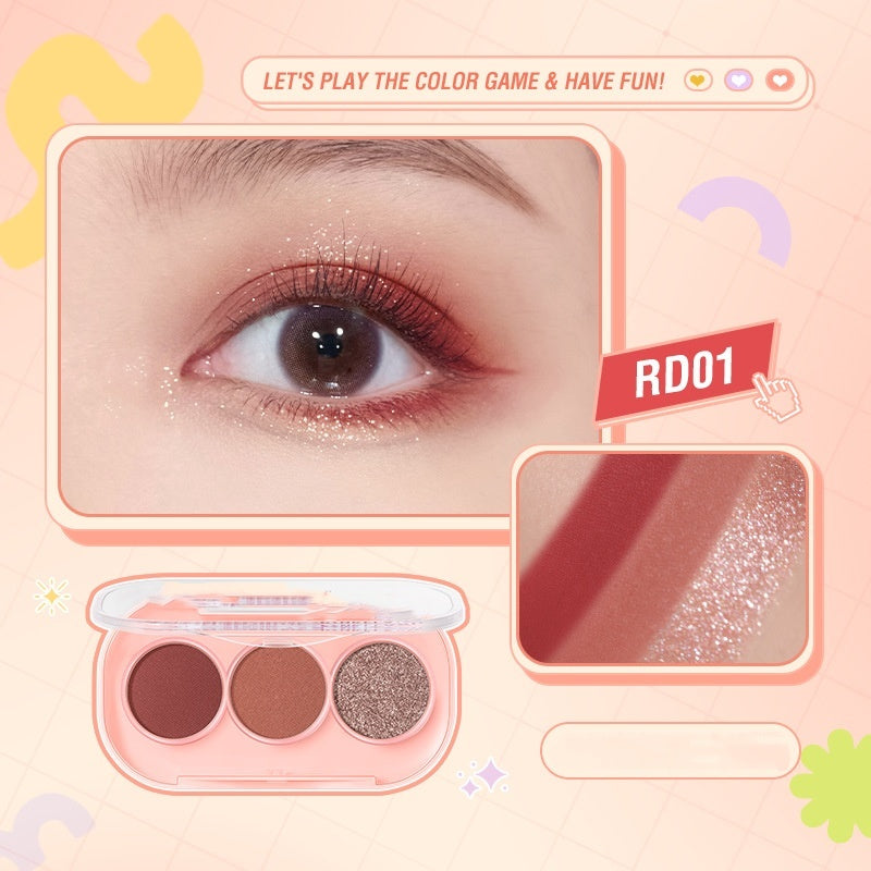 3 Color Eyeshadow Palette