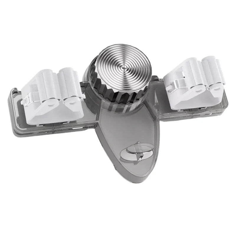 Wall-Mounted Self-Adhesive Mop & Broom Gripper Racks
