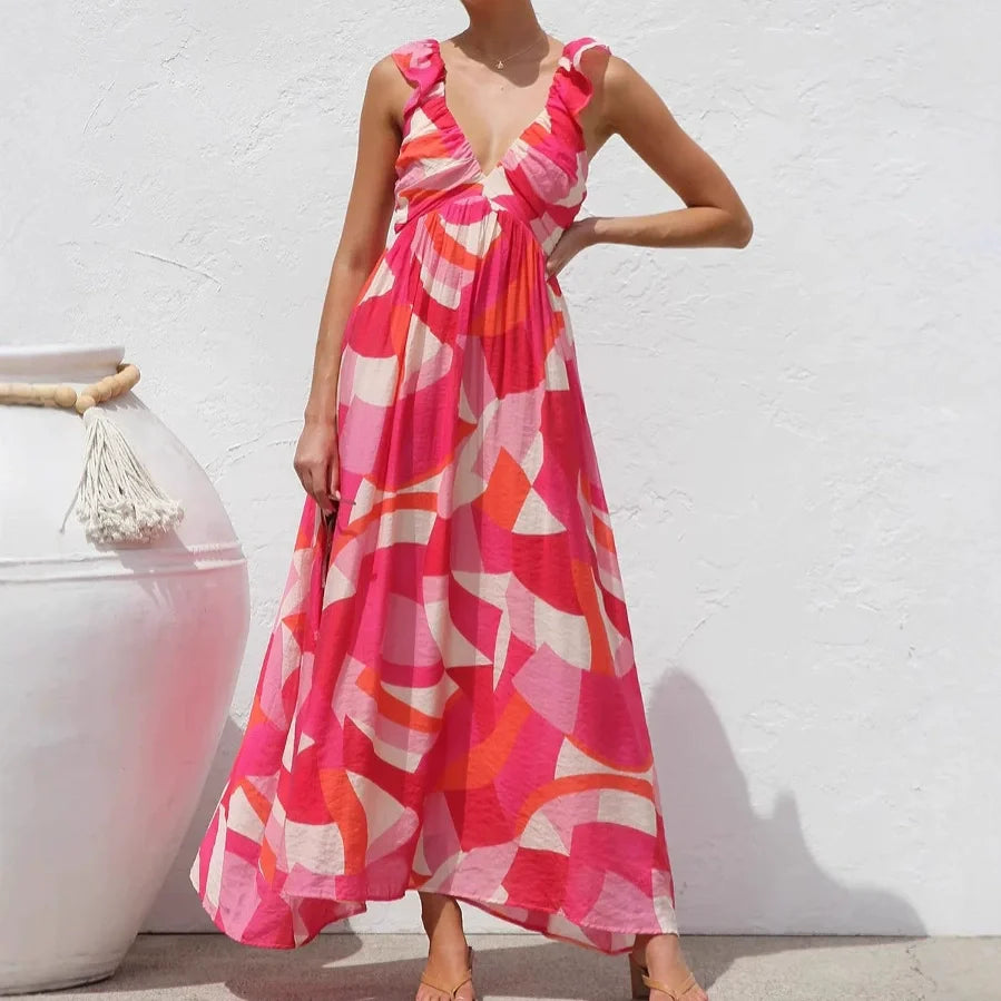 Bohemian Sunset Romance Dress