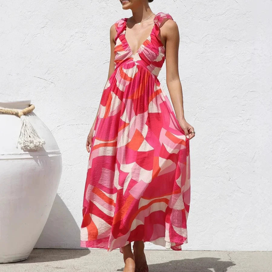 Bohemian Sunset Romance Dress
