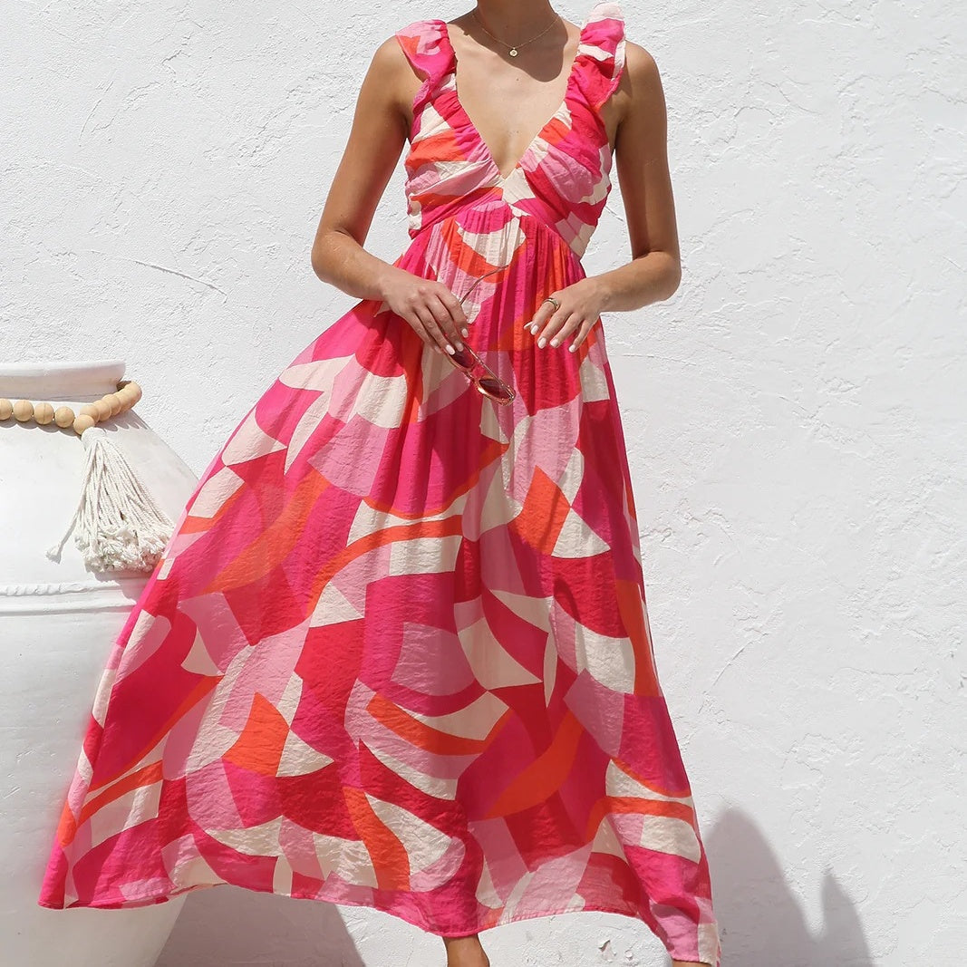 Bohemian Sunset Romance Dress