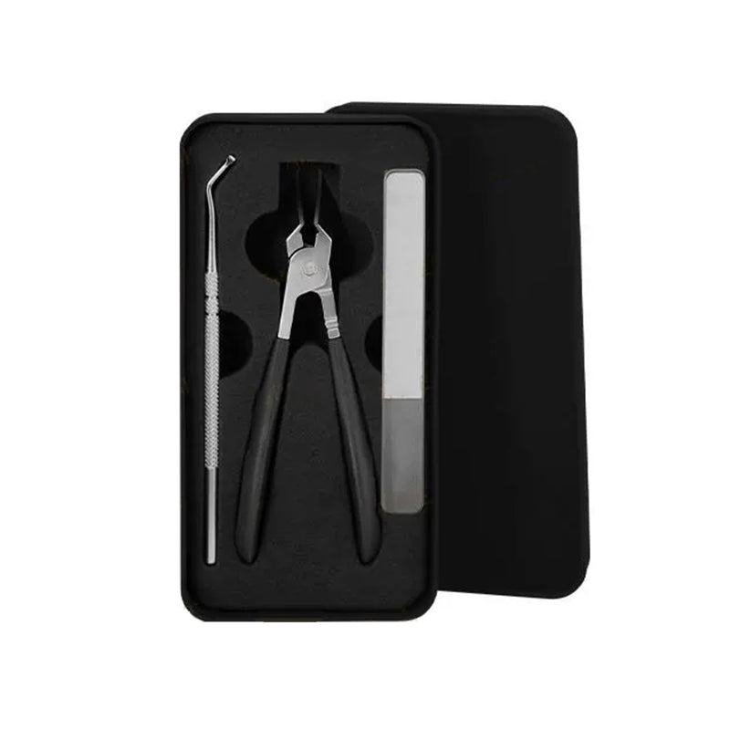 2025 Half Price 🔥 Splashproof 25° Beveled Edge Nail Clippers 3-Piece Set