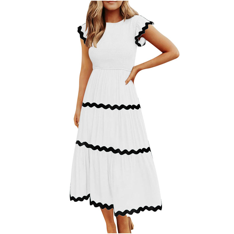 Women's Flowy Tiered Dress with Pockets