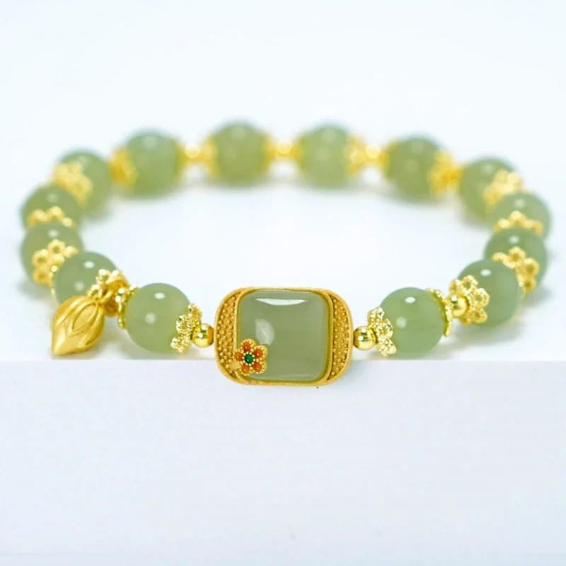 🔥Buy 1 Get 1 Free🔥Hotan Jade Beaded Bracelet