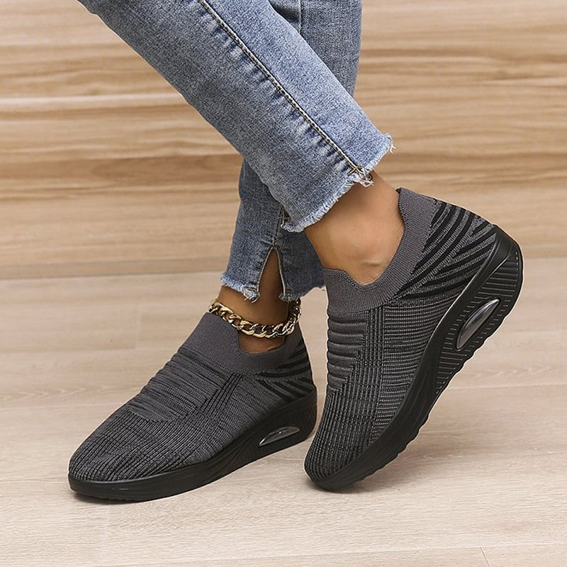 Casual Stretch Mesh Thick Sole Women's Shoes