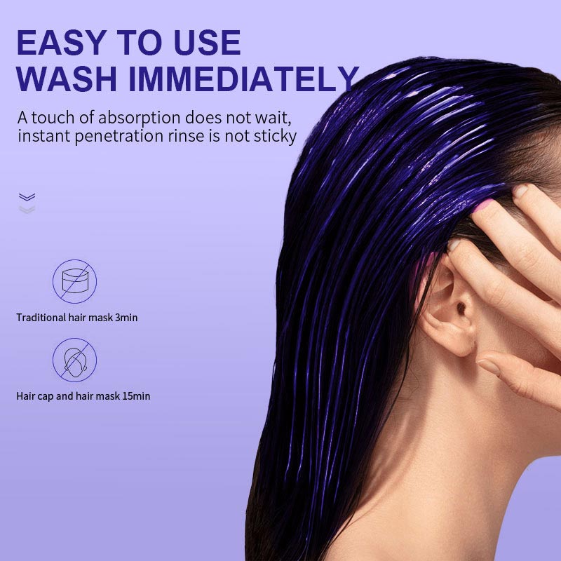 🔥Buy 2 Get 3 FERR 🎉BUY MORE SAVE MORE💜Purple Keratin Hair Mask