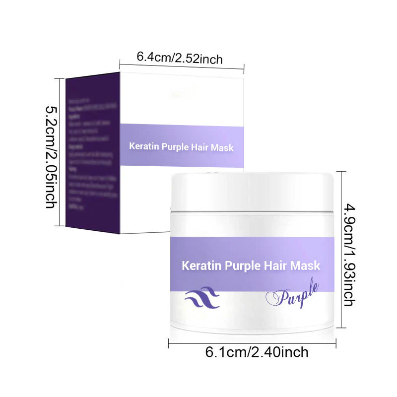 🔥Buy 2 Get 3 FERR 🎉BUY MORE SAVE MORE💜Purple Keratin Hair Mask