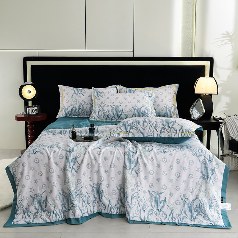 🔥Summer Limited Sale🌸Cooling Breathable Floral Bed Sheet (4-Piece Set)