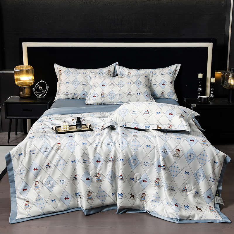 🔥Summer Limited Sale🌸Cooling Breathable Floral Bed Sheet (4-Piece Set)
