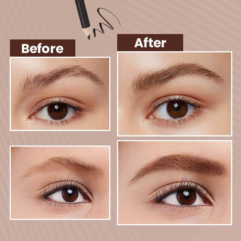 Wooden Waterproof Long Lasting Hardcore Eyebrow Pencils