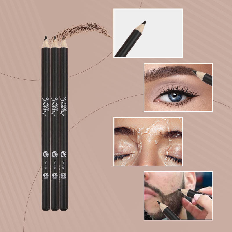 Wooden Waterproof Long Lasting Hardcore Eyebrow Pencils