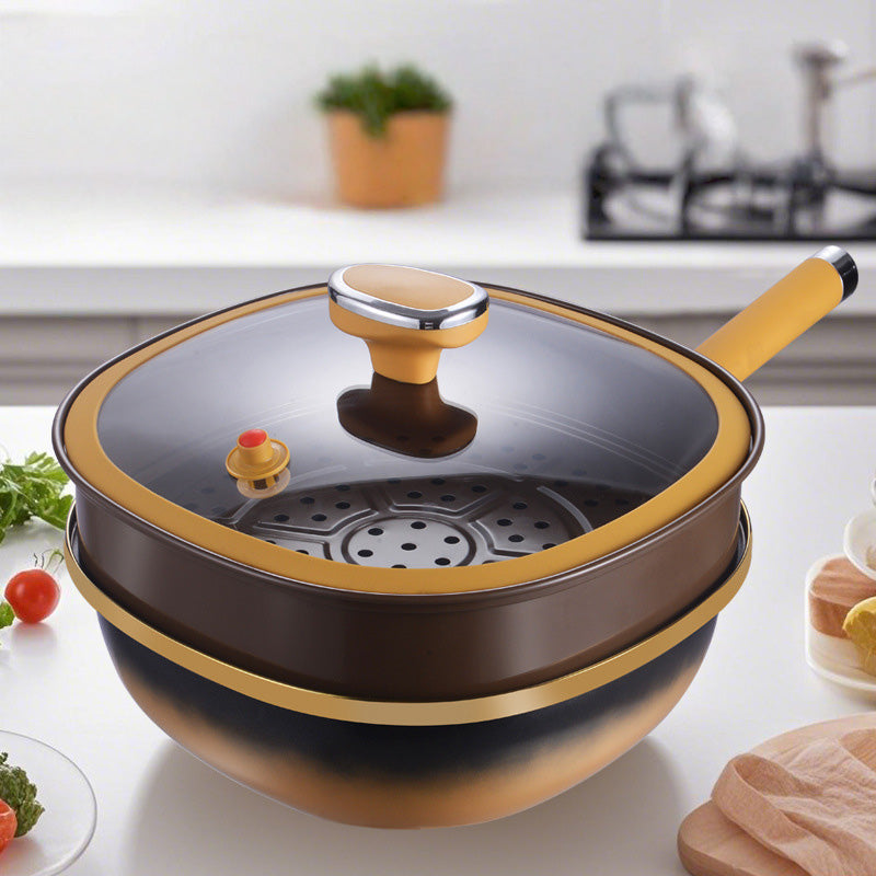 ⏳Limited Time 50% Off⏰12-Inch Titanium Alloy Nonstick Pan--⏳While Supplies Last