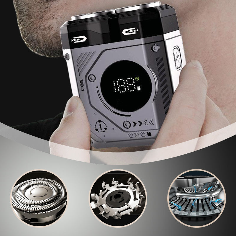 ⏰LAST DAY SALE 60% OFF🔥 Men's Portable Dual-Blade Washable Shaver