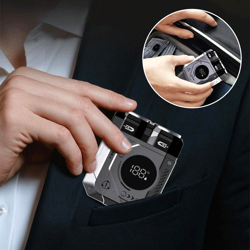 ⏰LAST DAY SALE 60% OFF🔥 Men's Portable Dual-Blade Washable Shaver