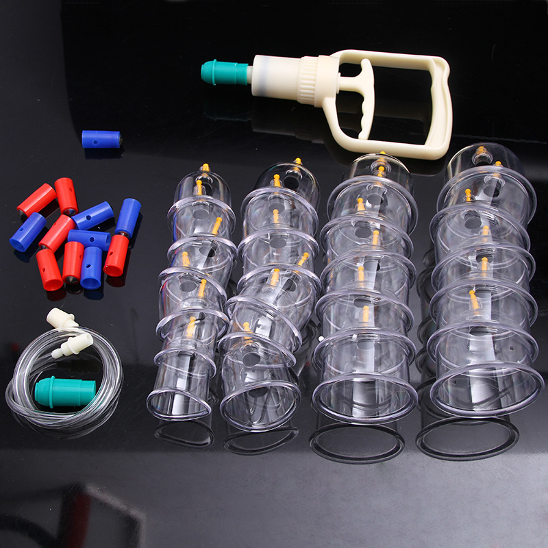 Thickened Vacuum Cupping Set with Suction Pump