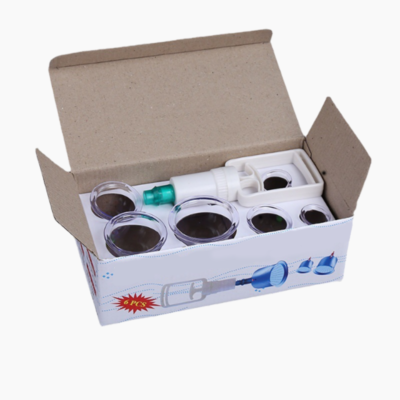 Thickened Vacuum Cupping Set with Suction Pump