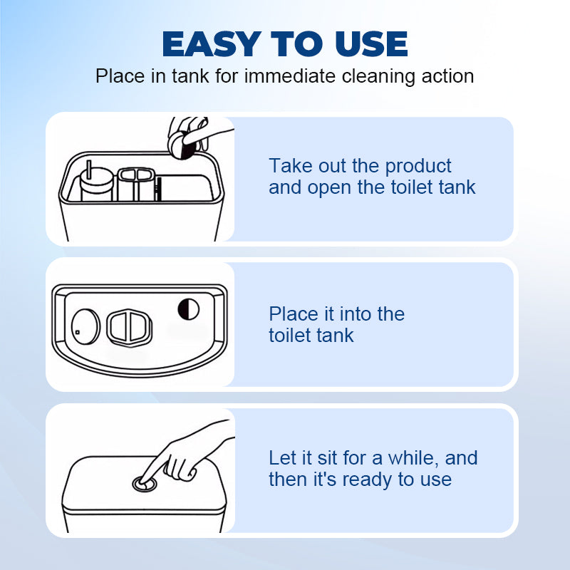 Toilet Tank Cleaner – Scented, Drop-In | Buy 3 Get 3 FREE!