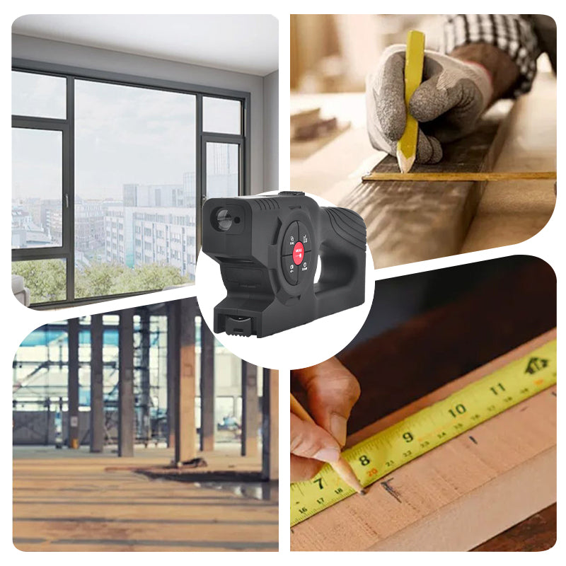 3-in-1 Rechargeable Smart Digital Laser Measuring Tape