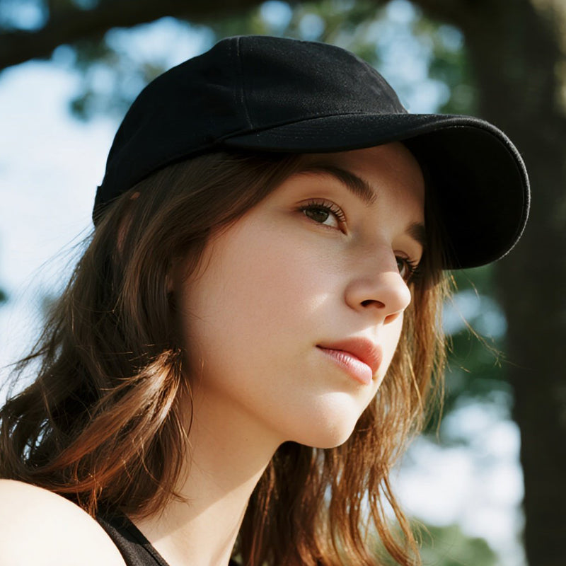 2-in-1 Curly Hair Baseball Cap Wig