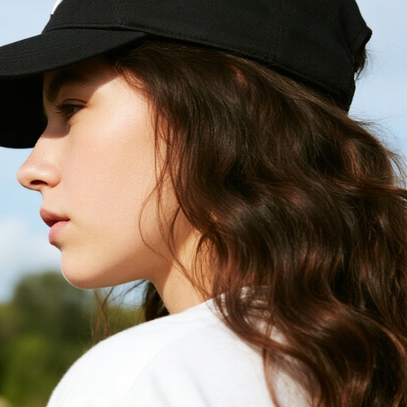 2-in-1 Curly Hair Baseball Cap Wig