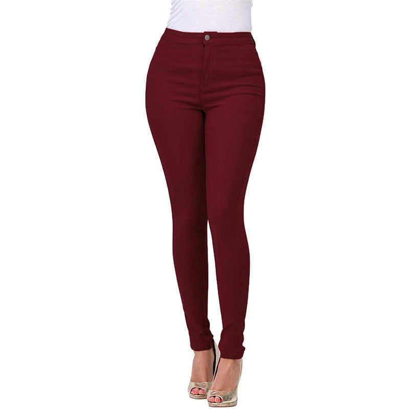Women's High-Waisted Stretchy Slim-Fit Jeans