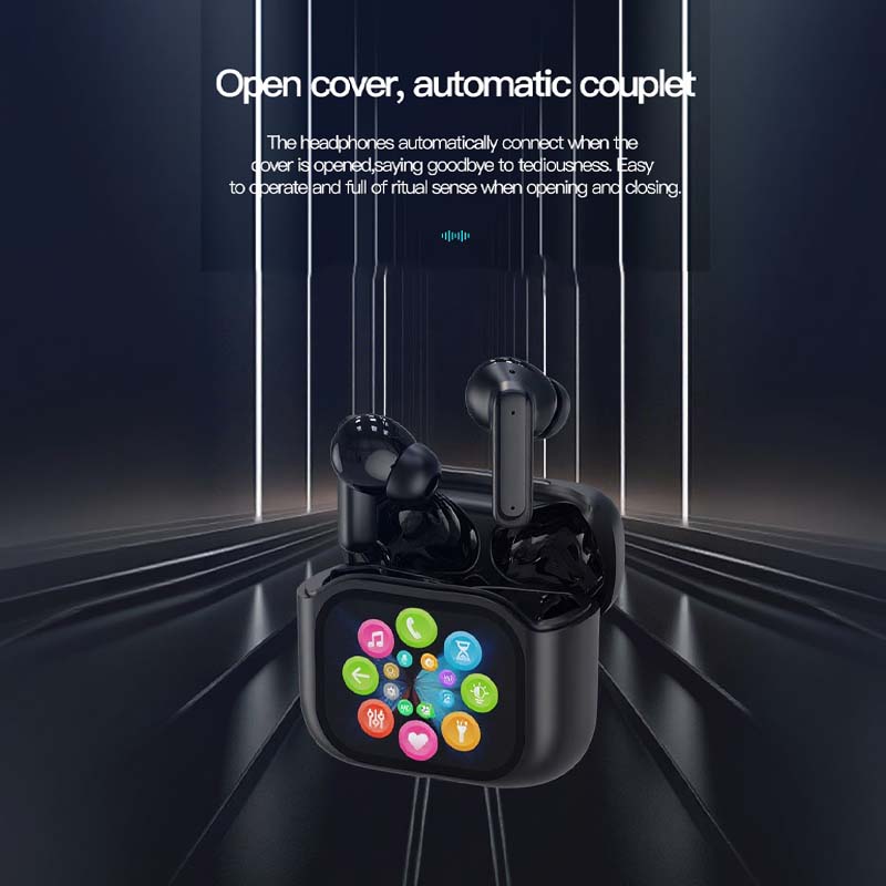Compact Touch-Control Clear-Sound Earbuds