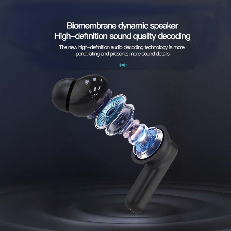 Compact Touch-Control Clear-Sound Earbuds