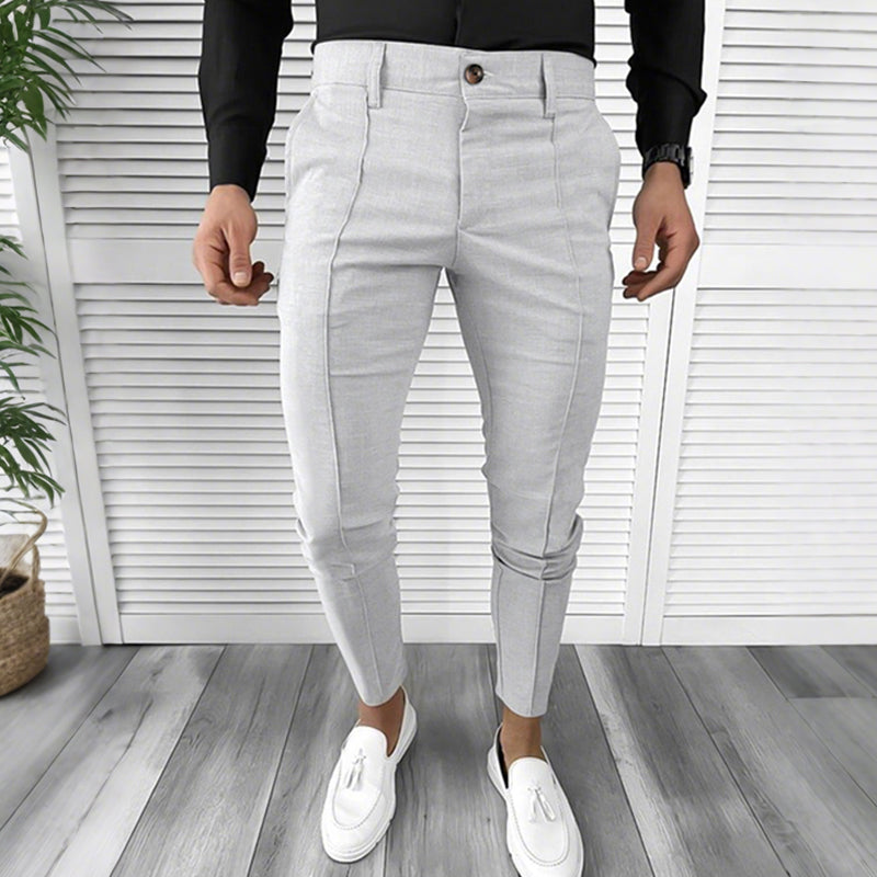🔥Seasonal Bestsellers👑Men's Casual Solid Color High-end Dress Pants