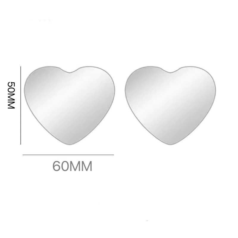 💖Limited-time offer: 50% off💖2Pcs Car Heart Shaped Blind Spot Mirrors