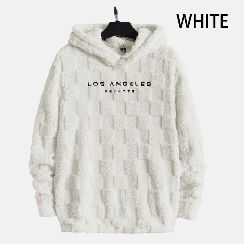 Thick Loose Furry Hooded Sweatshirt