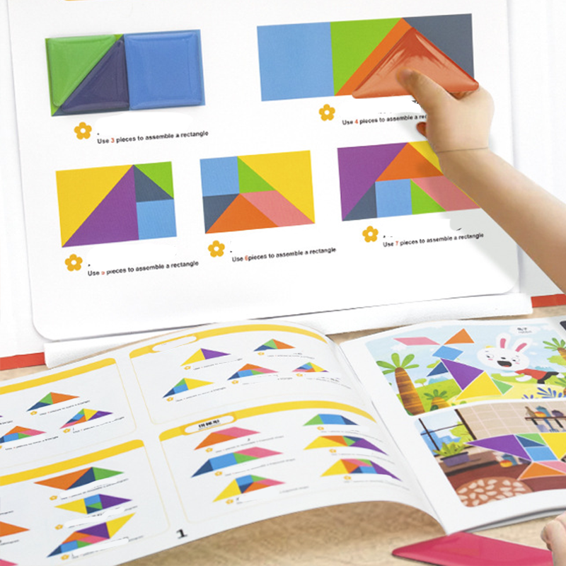 Children's Magnetic Tangram Puzzle Set