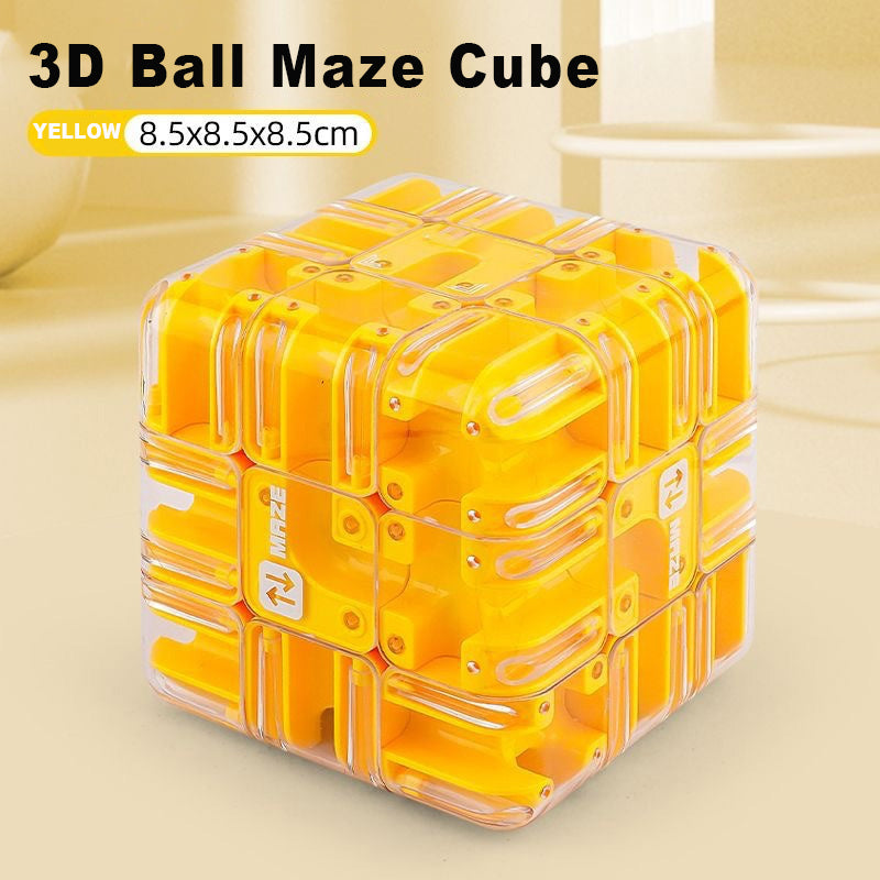 🎁The finest gift-Fun 3D Maze Rolling Cube Puzzle