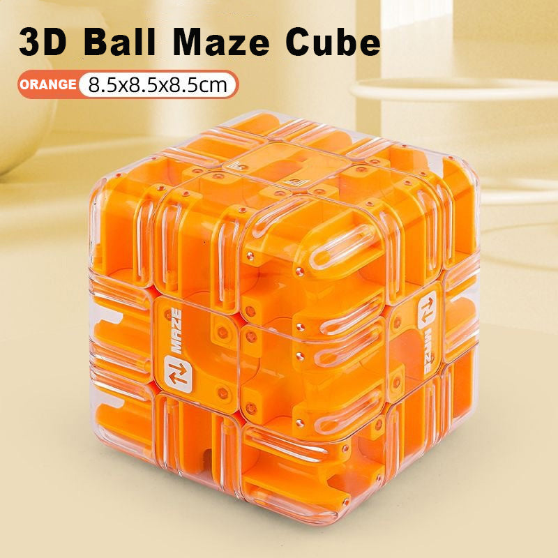 🎁The finest gift-Fun 3D Maze Rolling Cube Puzzle